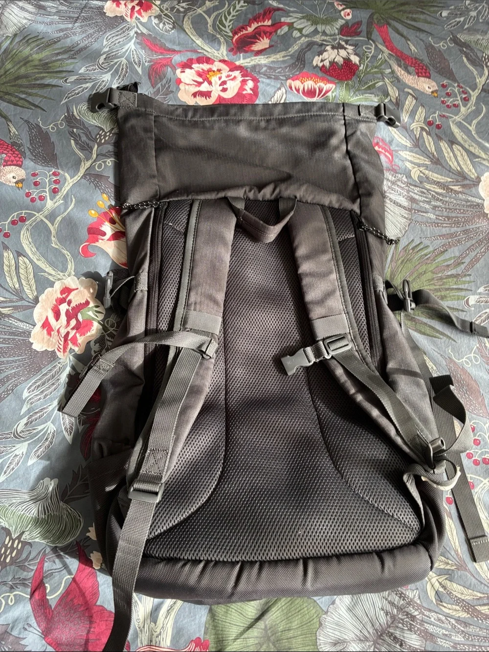 IKEA Black Roll-Top Backpack